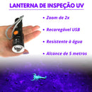 Lanterna De Led Potente Luz Negra Ultravioleta Uv Escorpião WL-7055