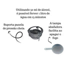 Fogareiro Portátil a Álcool – 1 Boca (Espiriteira)
