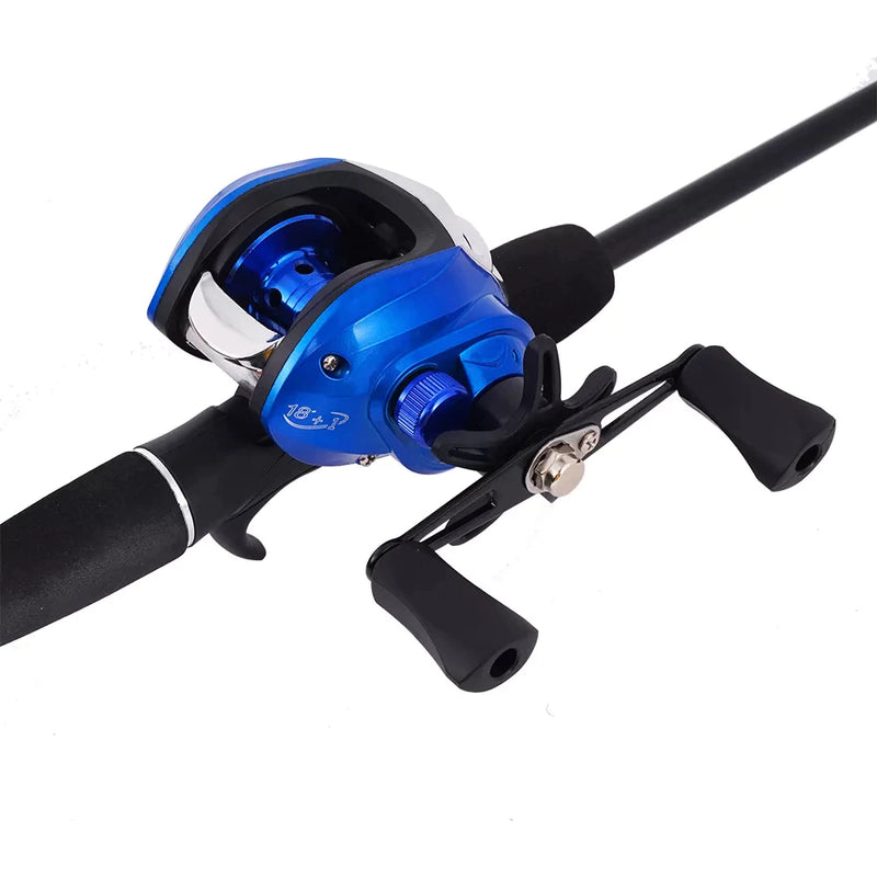 mall inline badgeCarretilha de Pesca Esquerda/Direito 7.2:1 17+1 Rolamentos 8 Kg