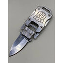 Canivete De Bolso Transformer Alta Resistência Chaveiro Disfarçado Aço Inox