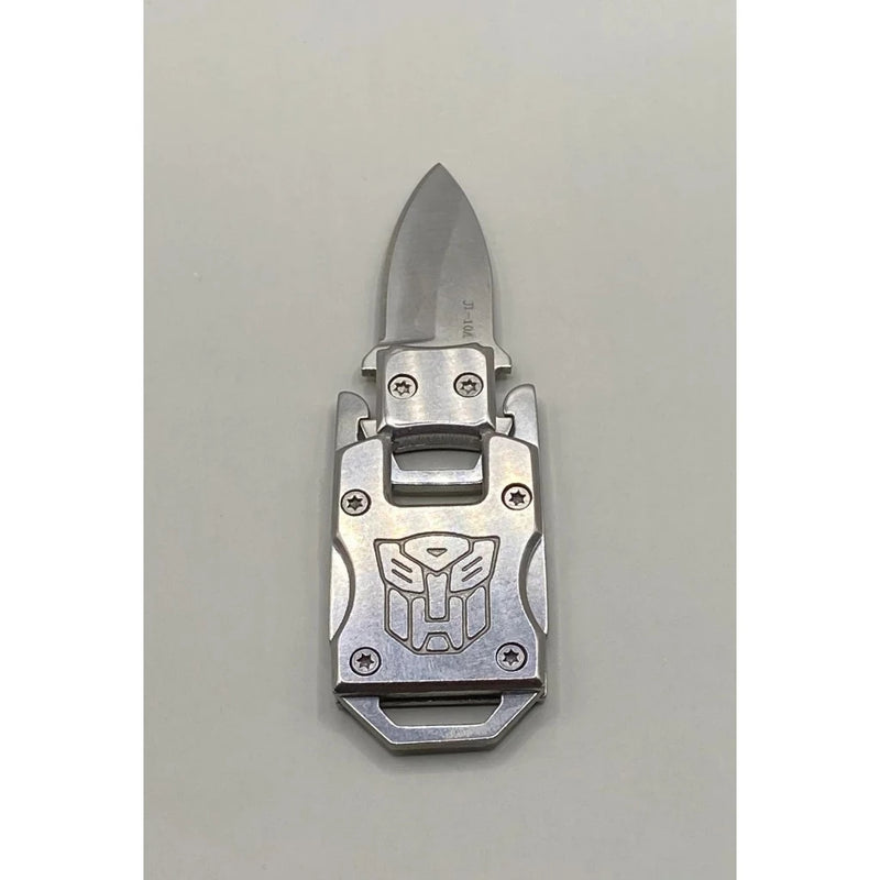 Canivete De Bolso Transformer Alta Resistência Chaveiro Disfarçado Aço Inox