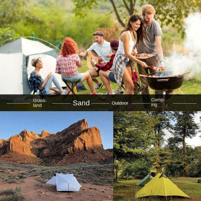 Kit 10 peças Estacas Fixação Barraca Gazebo Guarda Sol Tenda 35cm