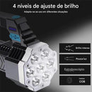 Lanterna LED Ultra Brilhante – Até 7 LEDs | Modelo MT080 / MT046