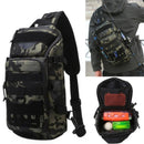 Bolsa de Peito Camuflada para Isca de Pesca – Equipamento Multifuncional Tático Crossbody