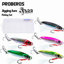 PROBEROS – Kit com 5 Iscas Biônicas de 30g, ganchos duplos, para pesca long shot.