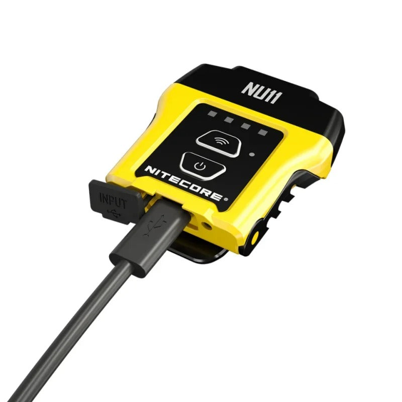 Nitecore NU11 – Farol recarregável USB-C, 150 lúmens, sensor IR, bateria embutida, ideal para pesca e trilhas.