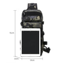 Bolsa de Peito Camuflada para Isca de Pesca – Equipamento Multifuncional Tático Crossbody