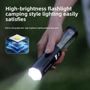 Blackdog – Lâmpada de acampamento retrátil, 3 cores, leve, portátil e à prova d’água, ideal para trilhas e camping.