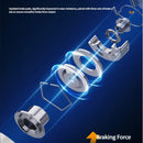 Mavllos – Molinete para água salgada, relação 5.2:1, drag 6–10kg, carretel 2000 com alta capacidade de linha.