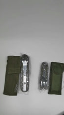 Talher Canivete Multifuncional Amazonas Inox Canivete Garfo Colher Faca Abridor