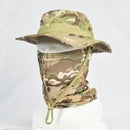 Chapéu Boonie Balaclava Dobrável com Proteção Solar, Respirável para Pesca e Caça ao Ar Livre.