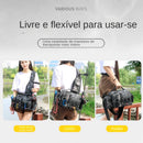 Bolsa de isca de pesca de grande capacidade, bolsa de cintura multifuncional, mochila tática, bolsa de equipamento de pesca