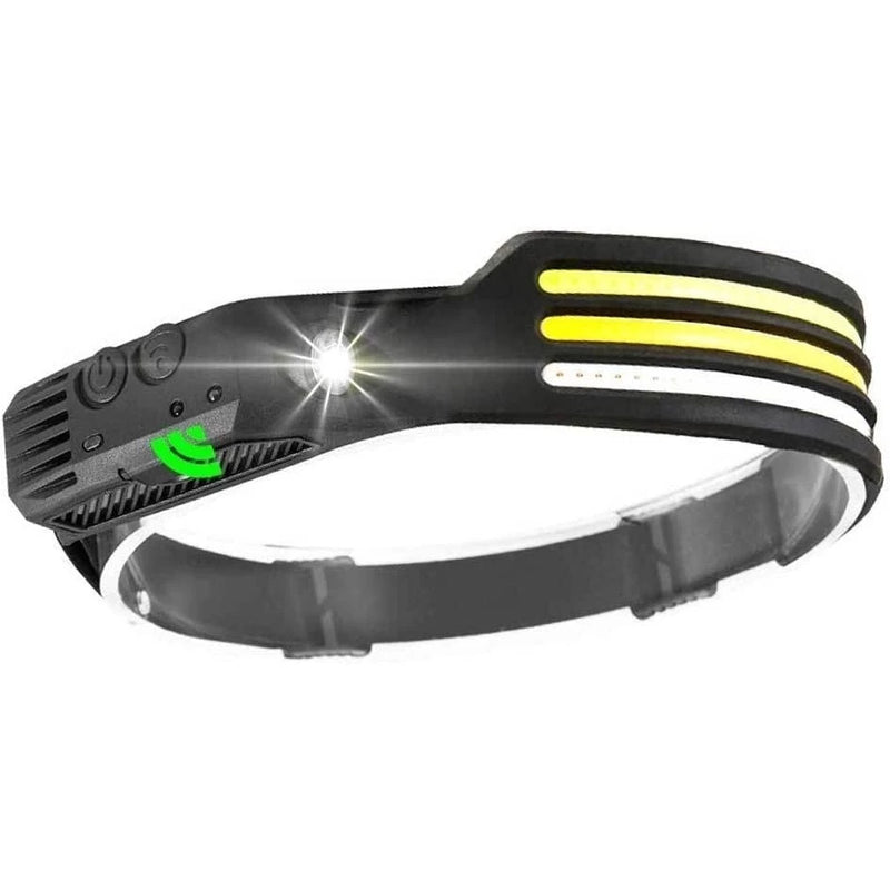 Lanterna de Cabeça Recarregável à Prova D'Água