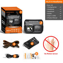 Superfire HL23 – Farol LED poderoso, recarregável via USB-C, com indução hands-free, ideal para acampamento e trabalho.